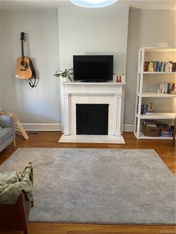 Living Room w/ Fireplace