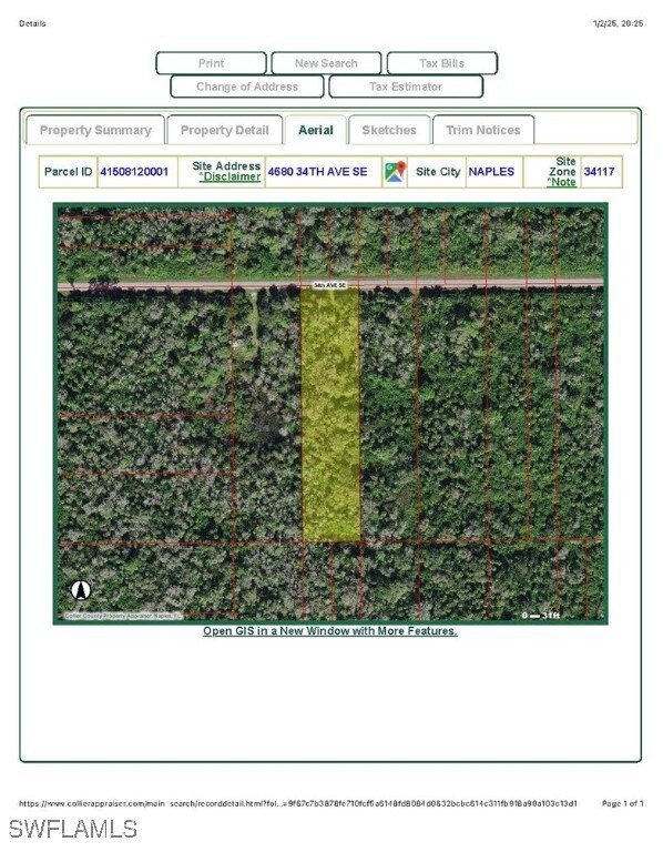 Map location