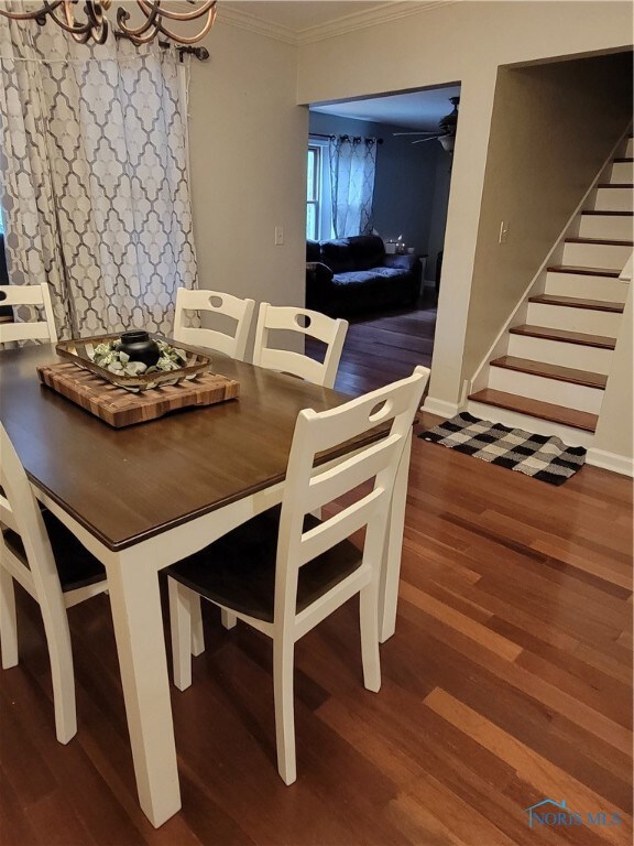 Dining room looking from the kitchen