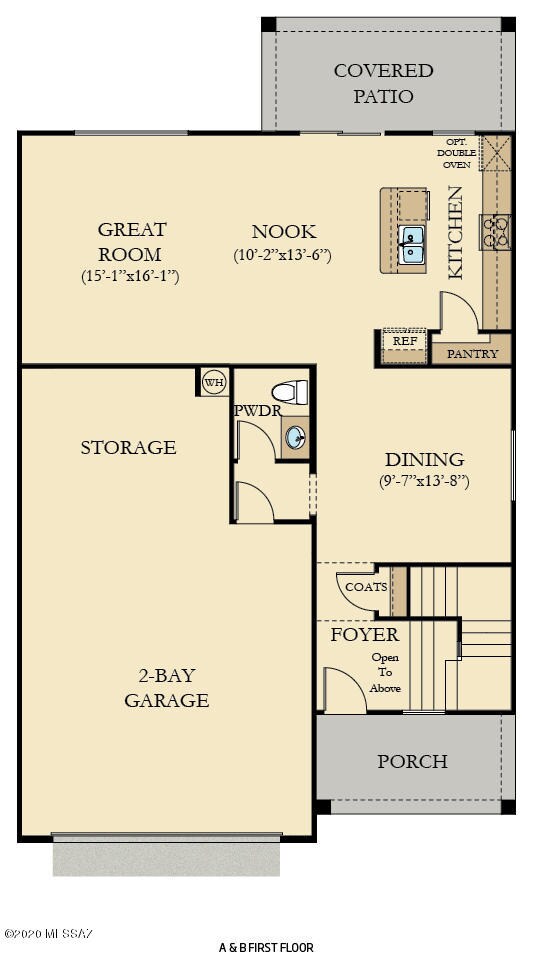 Acacia First Floor Elev A & B