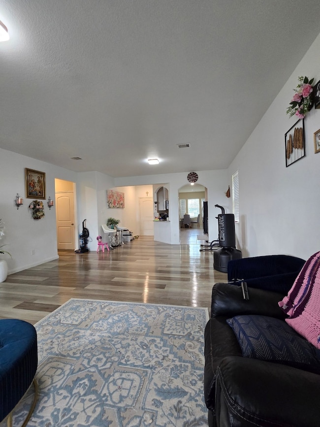 View to the front door