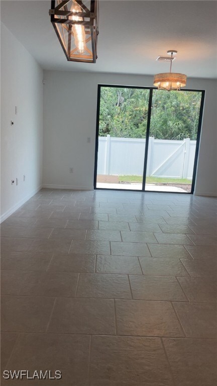 Empty room with plenty of natural light