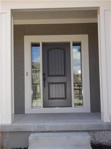 Front entry door.