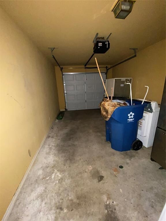 Garage to 1 bed unit.