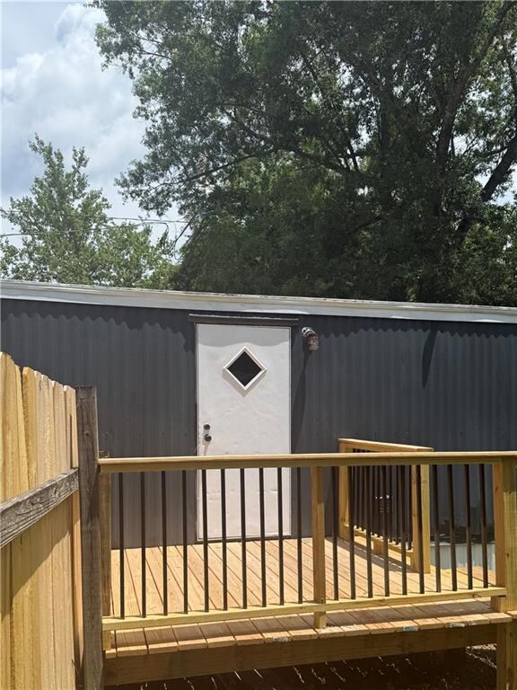 Back Door and Deck