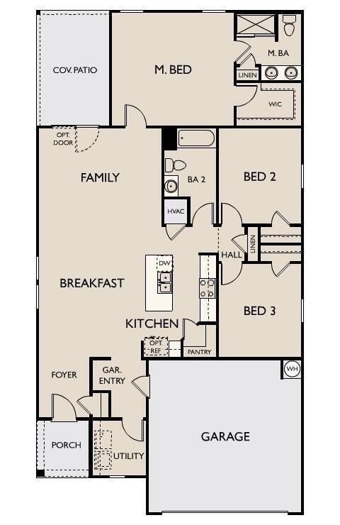 Greenwood floorplan for MLS