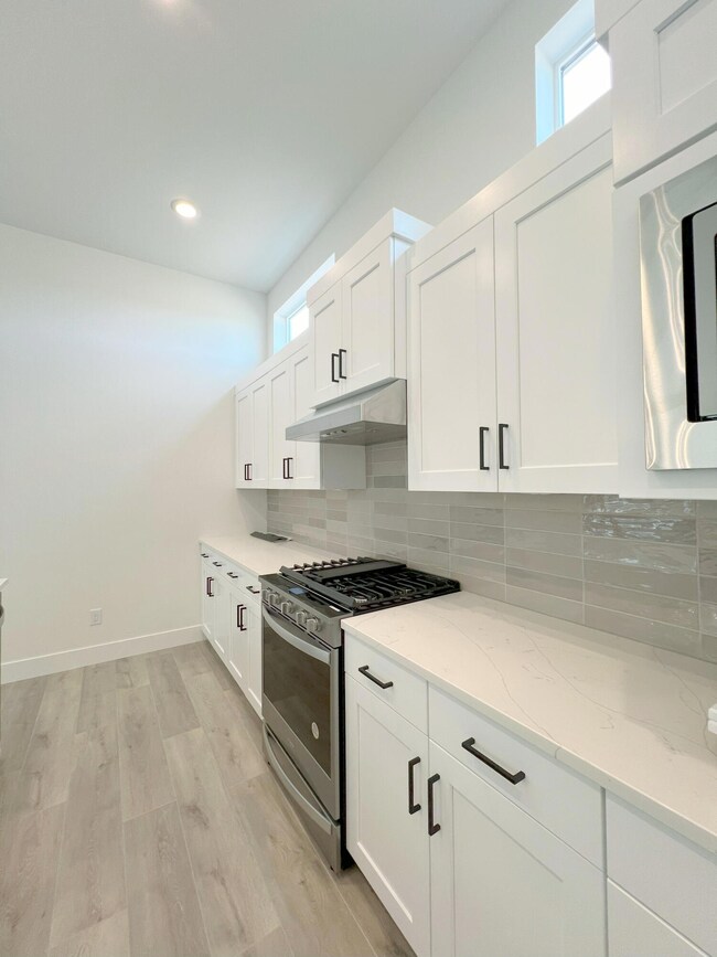 Kitchen facing south A