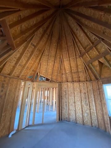 Third level of turret ceiling Construction/details