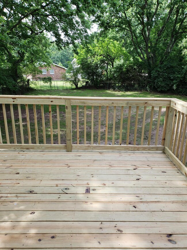 View from New Deck in Private Back Yard