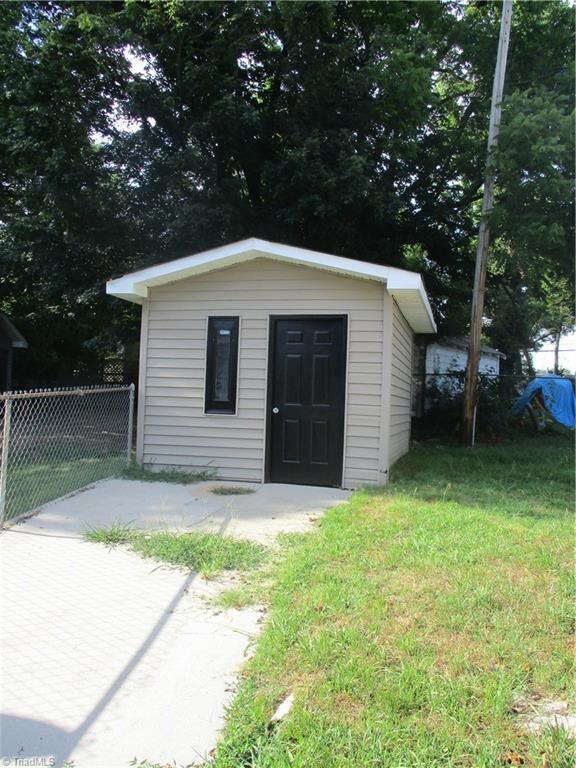 Storage building out back
