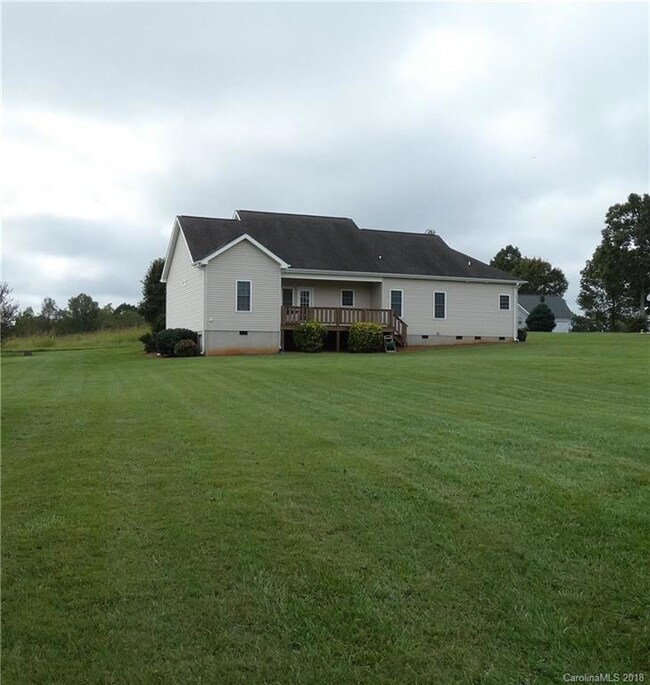 Partial View of Large Backyard