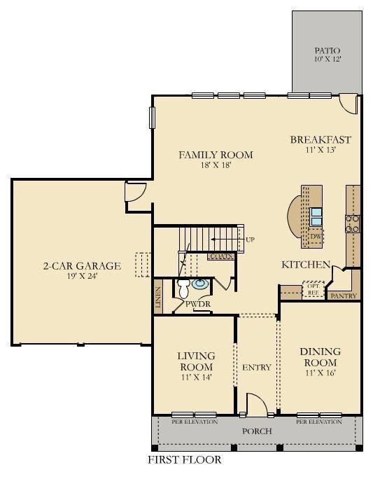 Franklin first floor