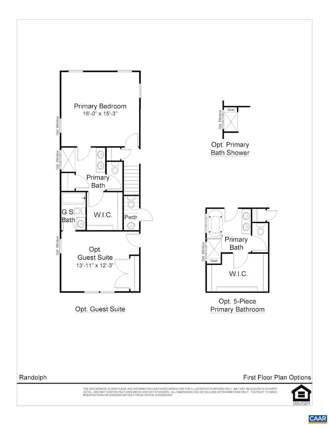 First floor options