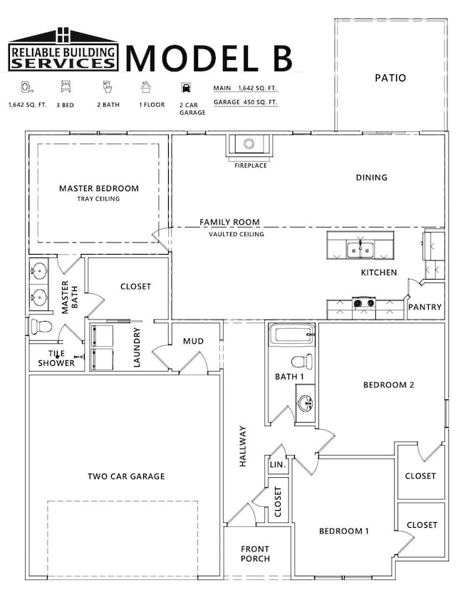 Floorplan Model B