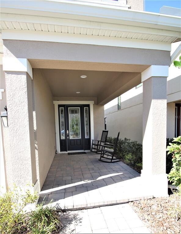 Front Porch - Paved and upgraded front door!