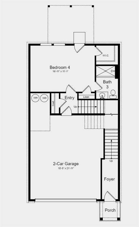 Lower Level Floor Plan - Structural Options Added 