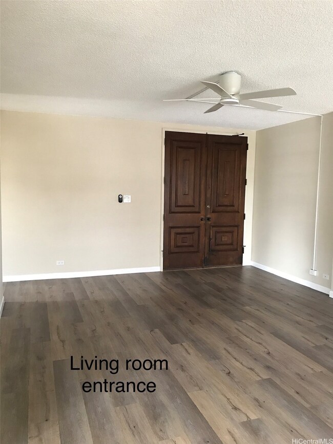 Entry to apartment. Double front doors