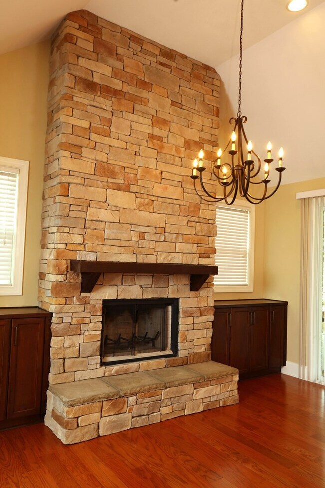 Great Room w/ Stone Fireplace
