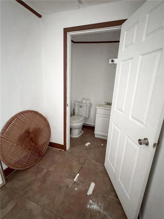 left side bathroom