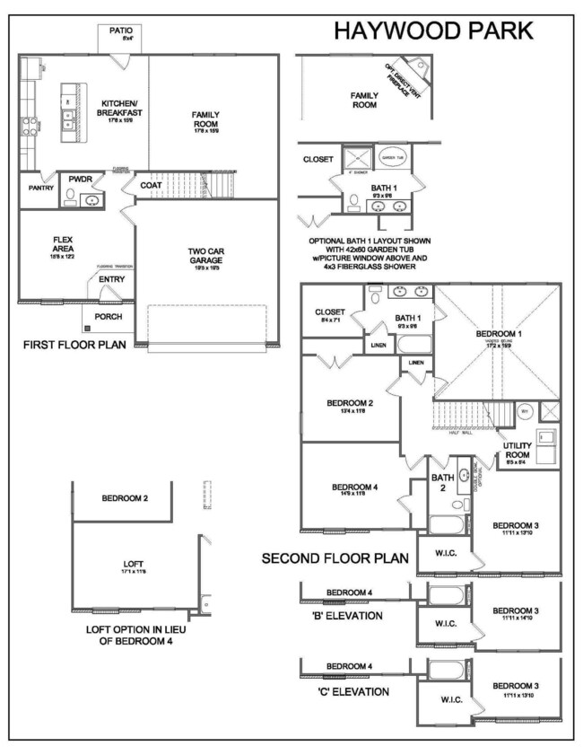 Haywood Park Floorplan