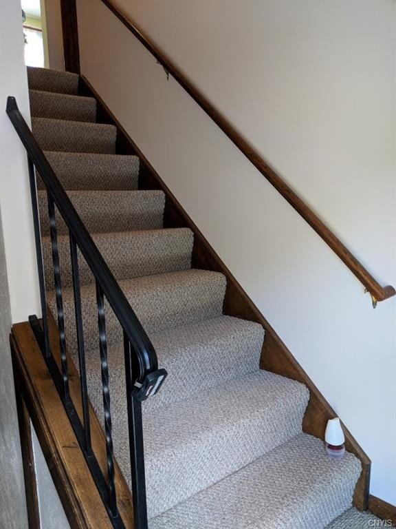 Stairs to second floor