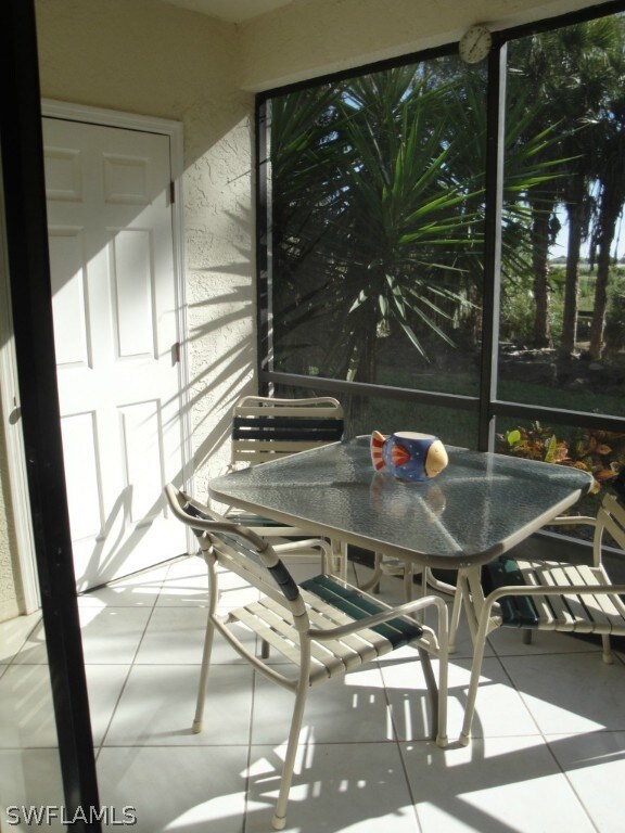 Screened-in lanai and storage closet