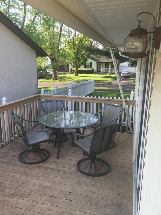 Back yard deck