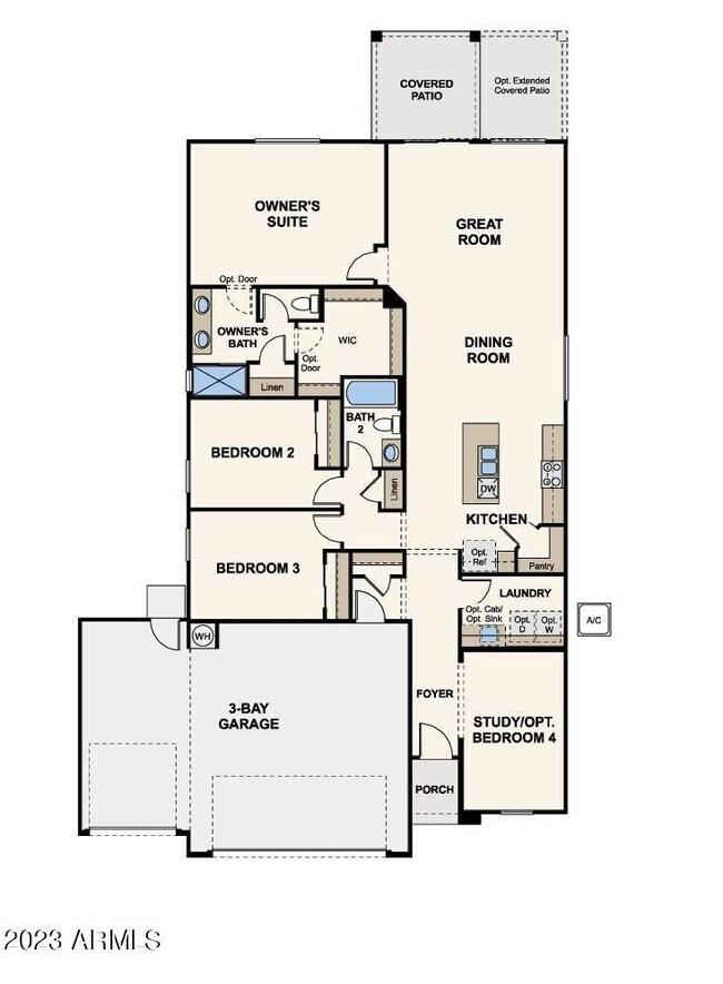 Residence 2 with 3-car garage elv a