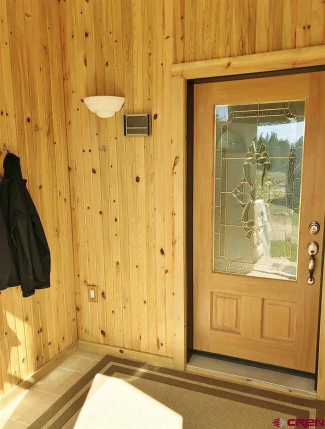 Main house door from entry/mud room