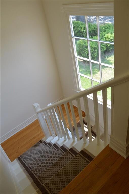 Stairwell with lots of natural light
