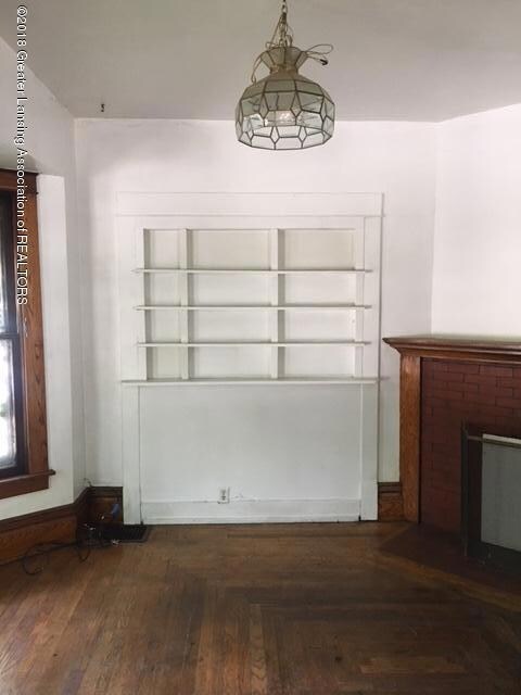 Formal Dining with built in shelves