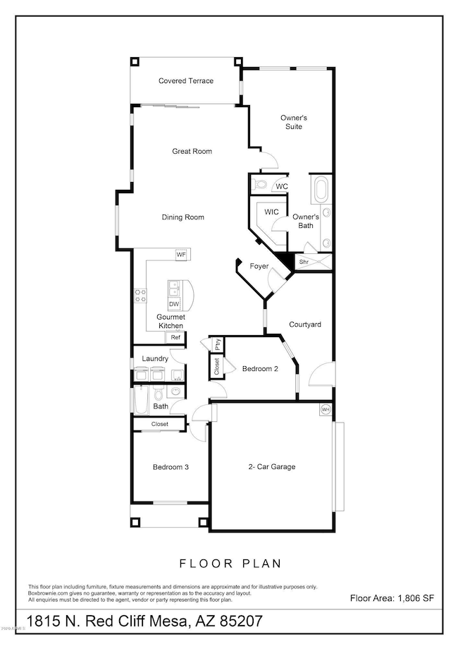 1815 N Red Cliff-Final Floorplan
