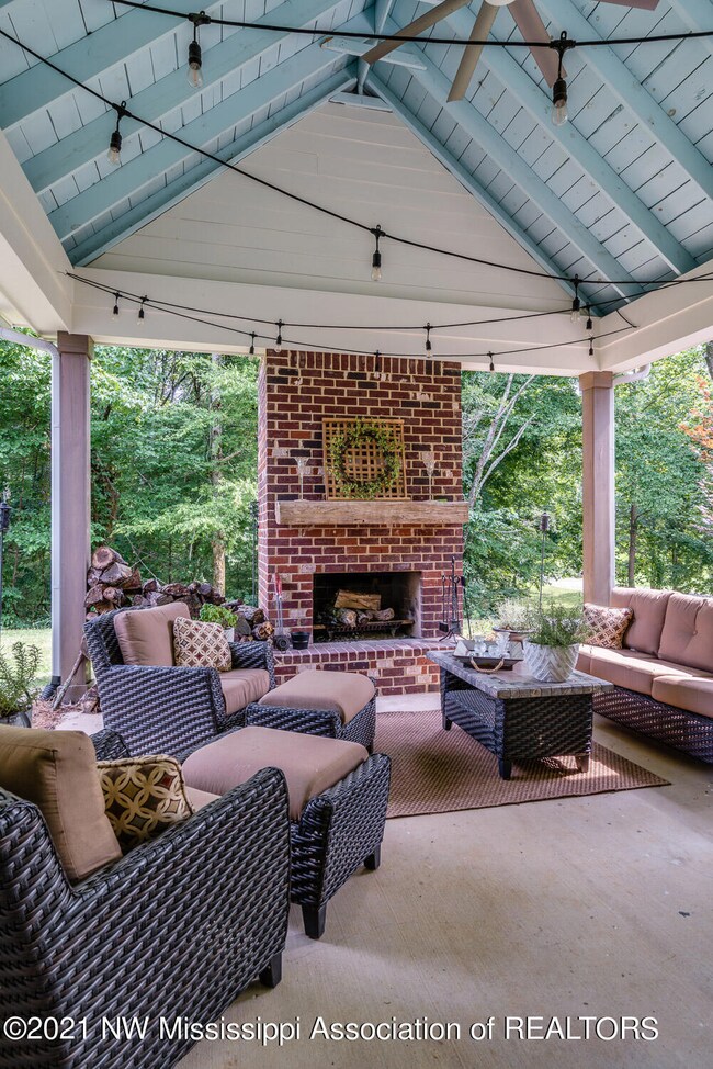 Covered Side Porch