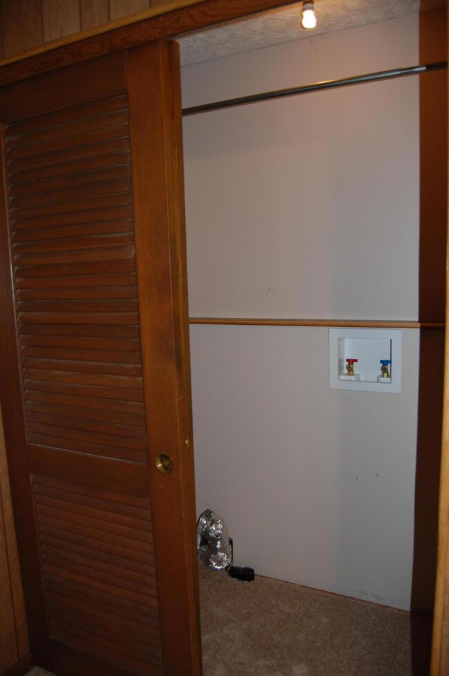 1st Floor Laundry in Closet
