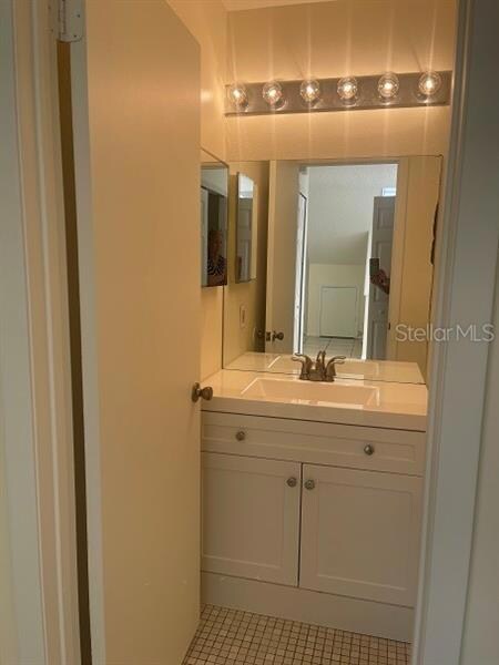 Downstairs powder room