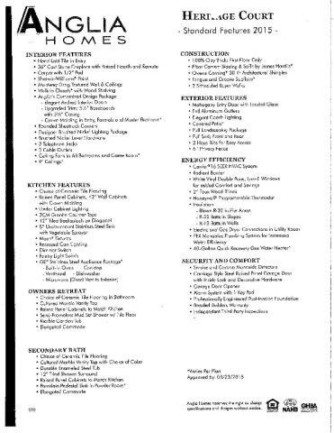 Standard Features