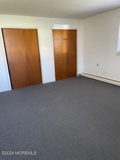 Bedroom has double closets