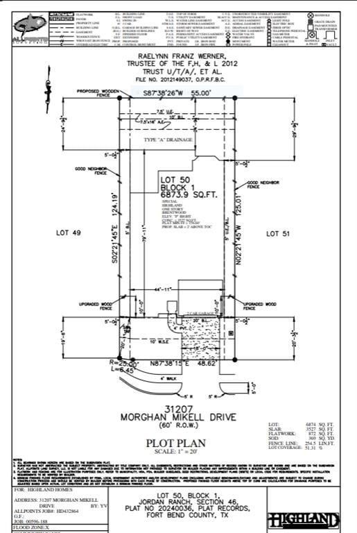 31207 Morghan Mikell Dr Plot Plan

