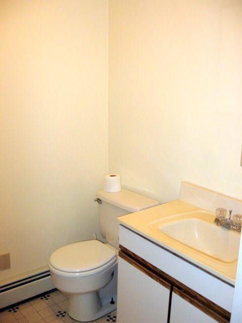 1st floor half bath