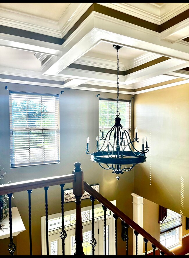 Entry with Coffered Ceiling