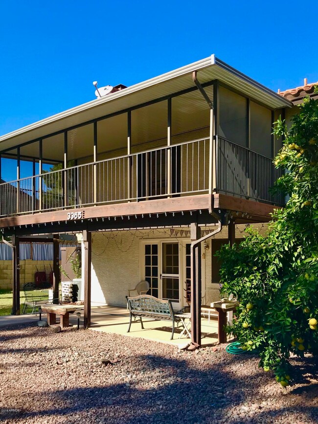balcony from master suite