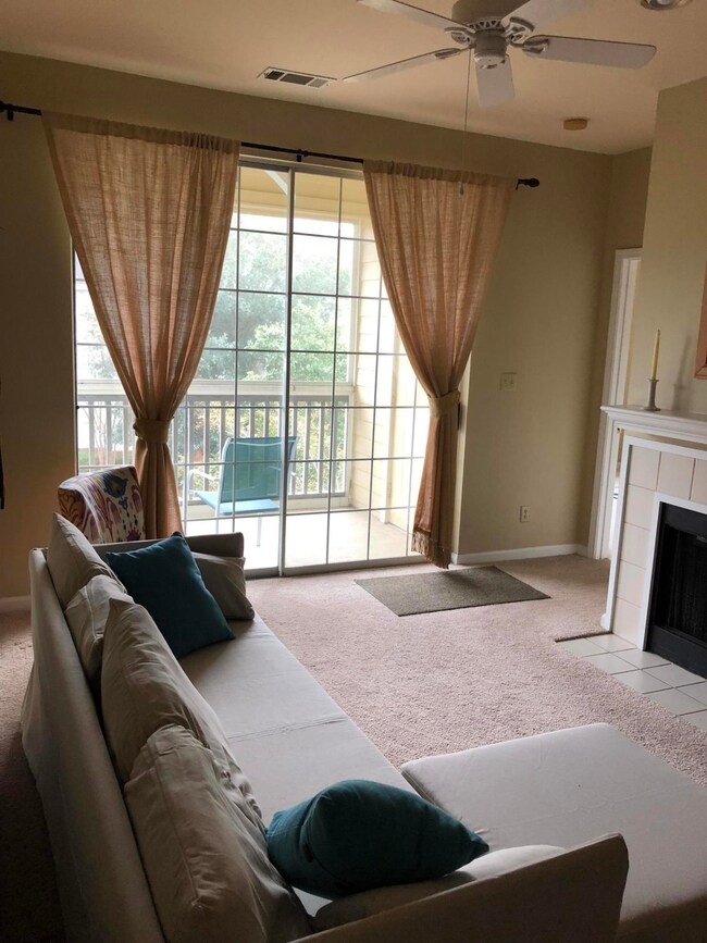 Living Room with Fireplace