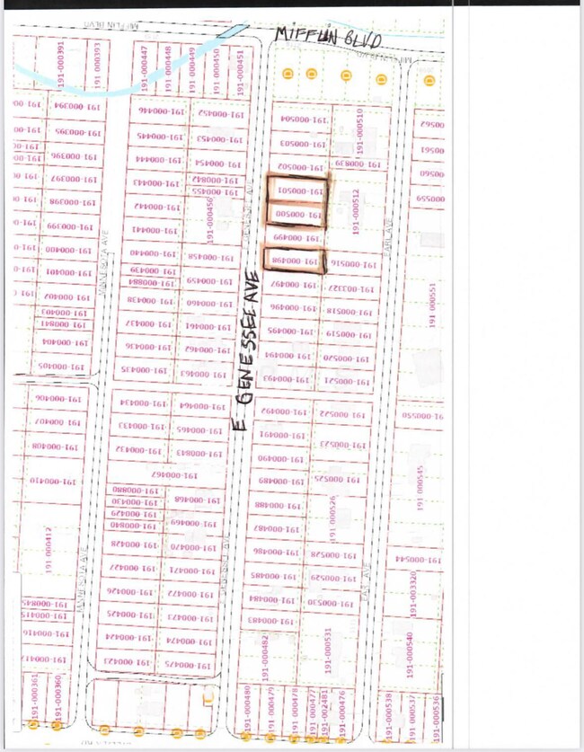 Audtior Site Parcel Map
