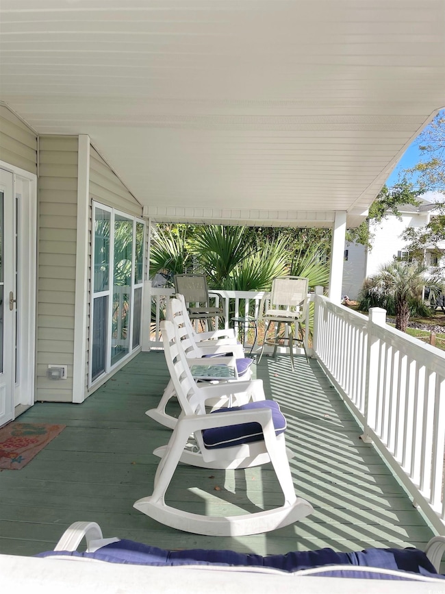 View of deck