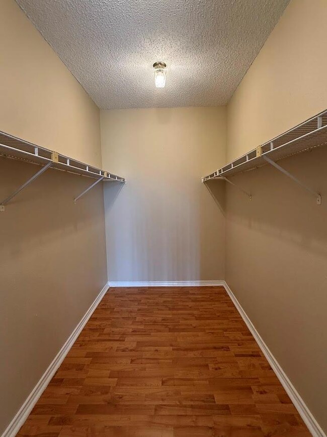 Spacious closet featuring wood finished floors