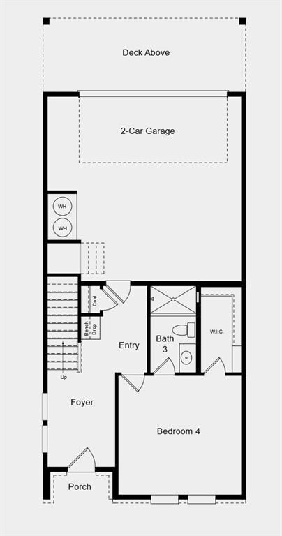 Lower Level Floor Plan - Structural options added 