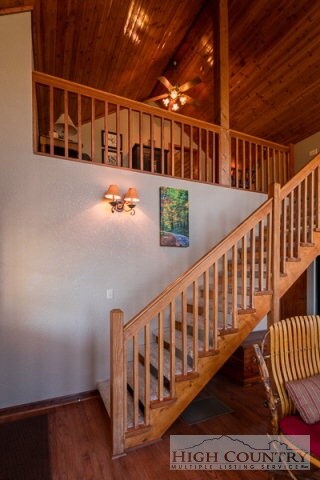 nice wooden staircas