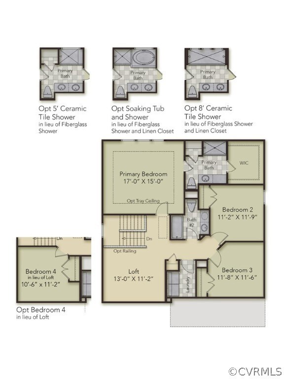 SECOND FLOOR - This home includes the tray ceiling