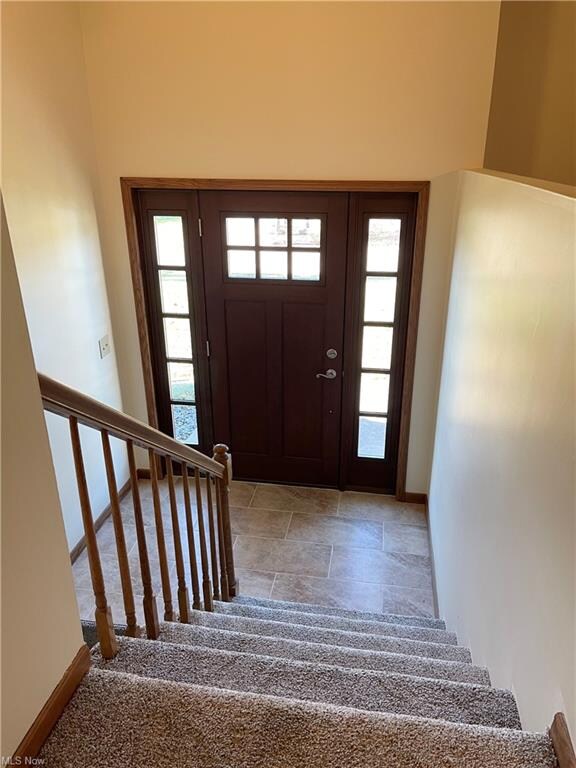 Entry with new door and flooring