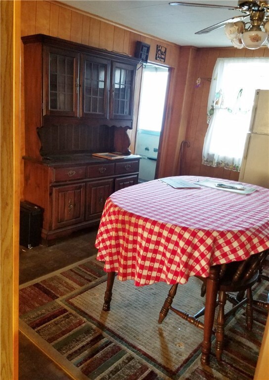 Left side apartment kitchen